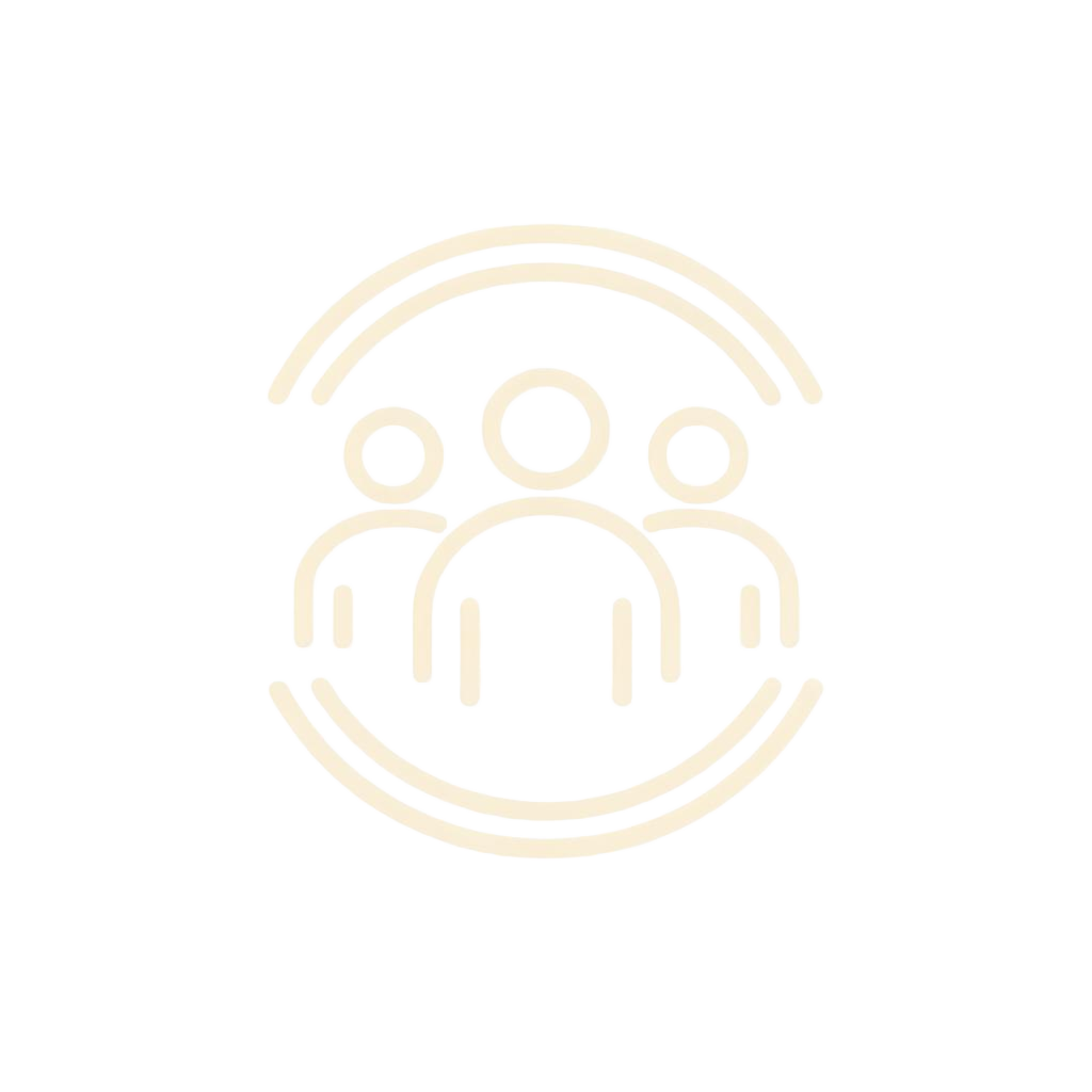 Community peer support illustration